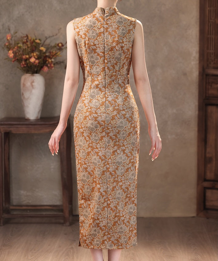 Grüner Jade-Mosaik-Cheongsam