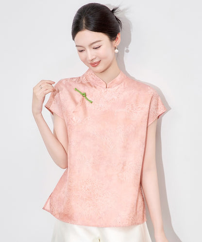 Nude Pink Cheongsam Top