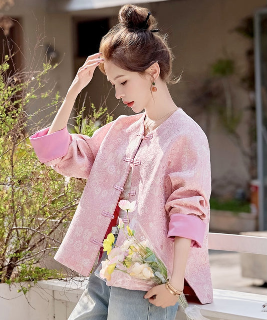 The Sakura Pink Cheongsam Jacket