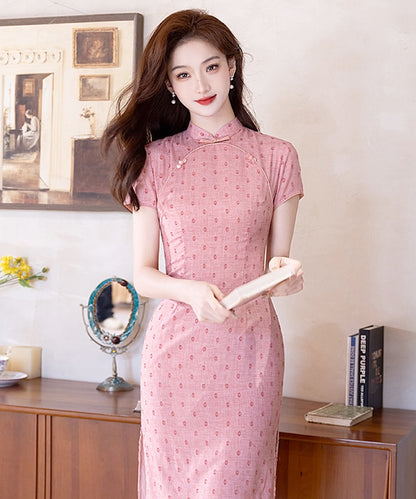 The Sweet Pink Polka Cheongsam