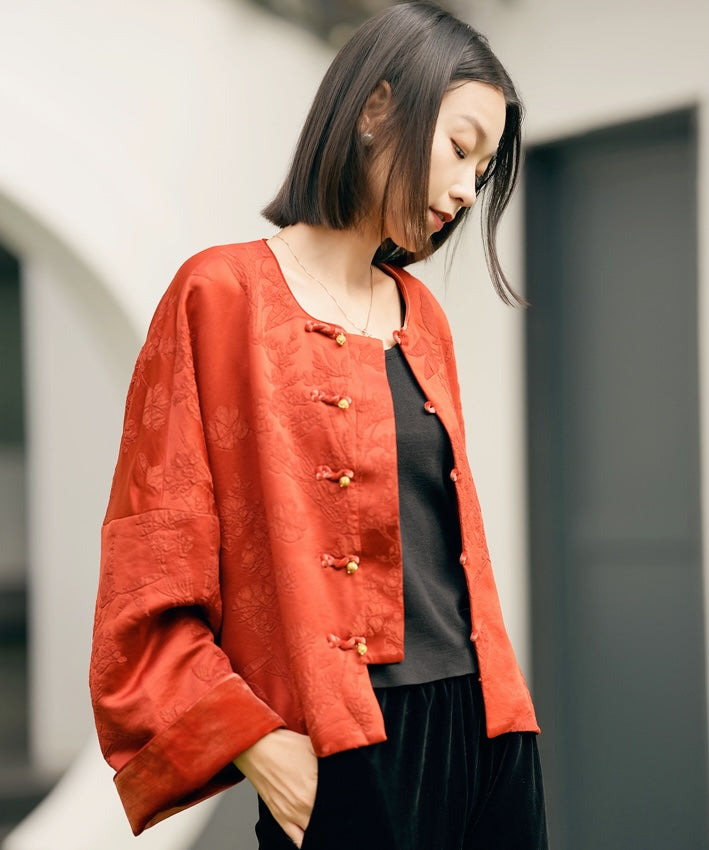 The Prosperity Red Cheongsam Jacket