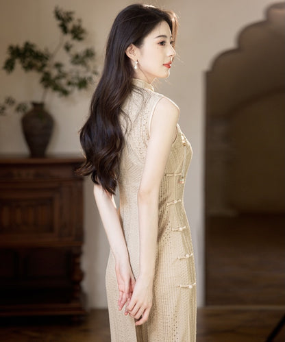 Vanilla Grace Knit Cheongsam