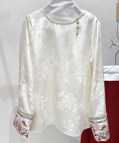 Fortune Red Cheongsam Blouse