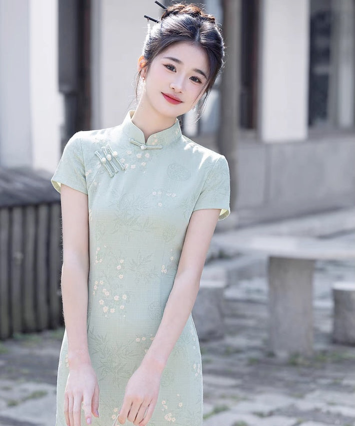 Spring Summer Petite Cheongsam