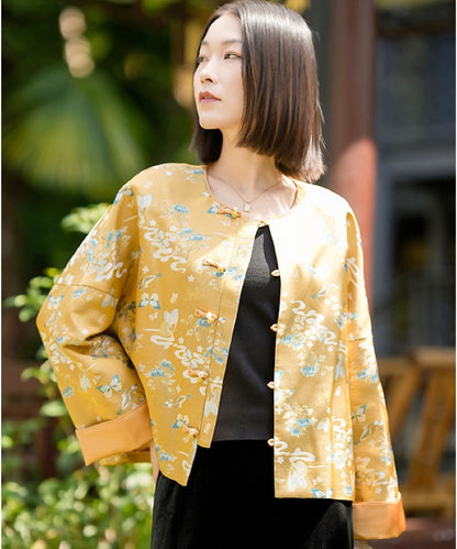 Royal Empress Yellow Oriental Jacket