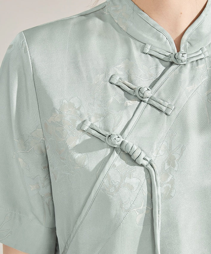 Light Jade Cheongsam Top