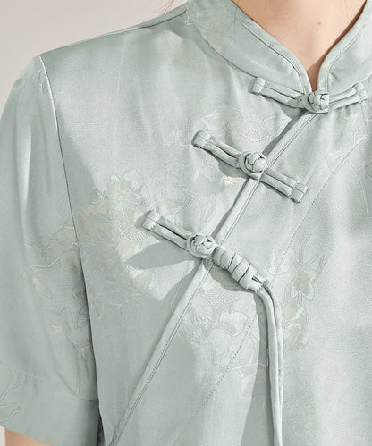 Light Jade Cheongsam Top