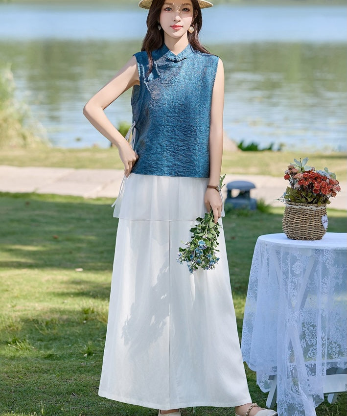 Ensemble Haut et Pantalon Azure Whisper