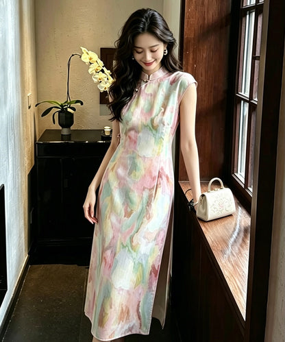 Mariposa Watercolor Cheongsam