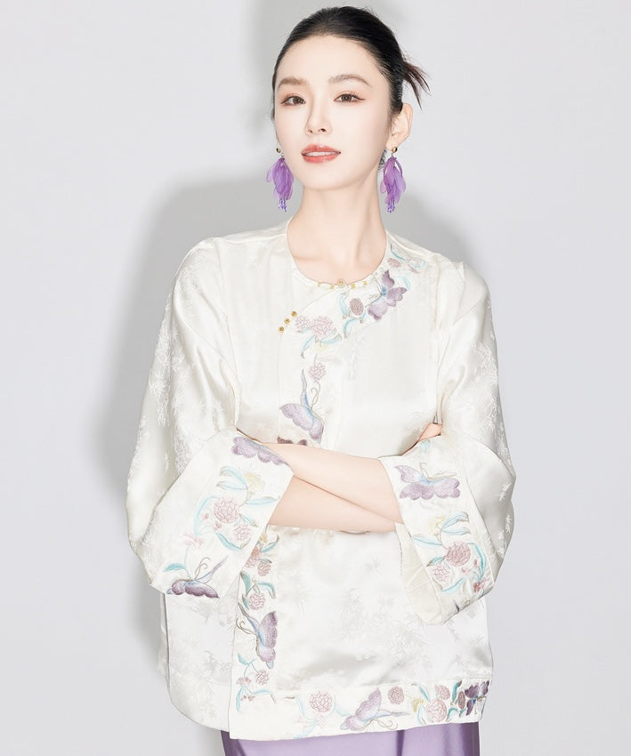 Orchid Veil Silky Top