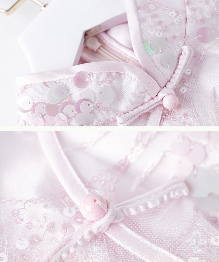 Bella's Pink Jewel Cheongsam