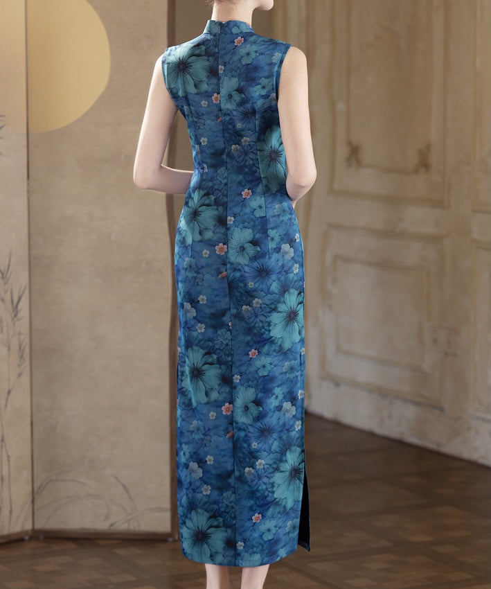 Midnight Bloom Cheongsam