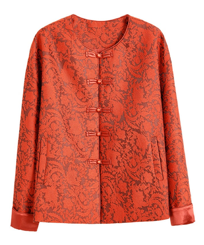 Rouge Prosperity Cheongsam Jacket