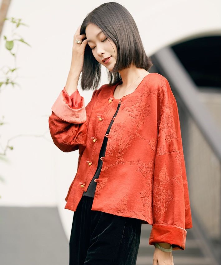 The Prosperity Red Cheongsam Jacket