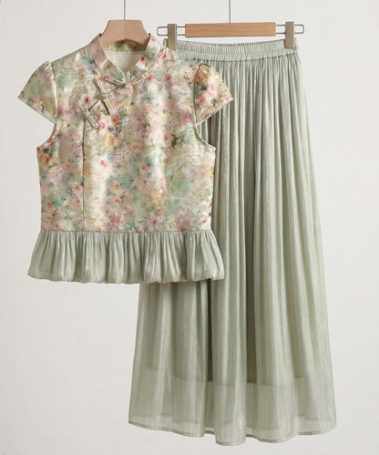 Princess Elowen Cheongsam Top and Pants