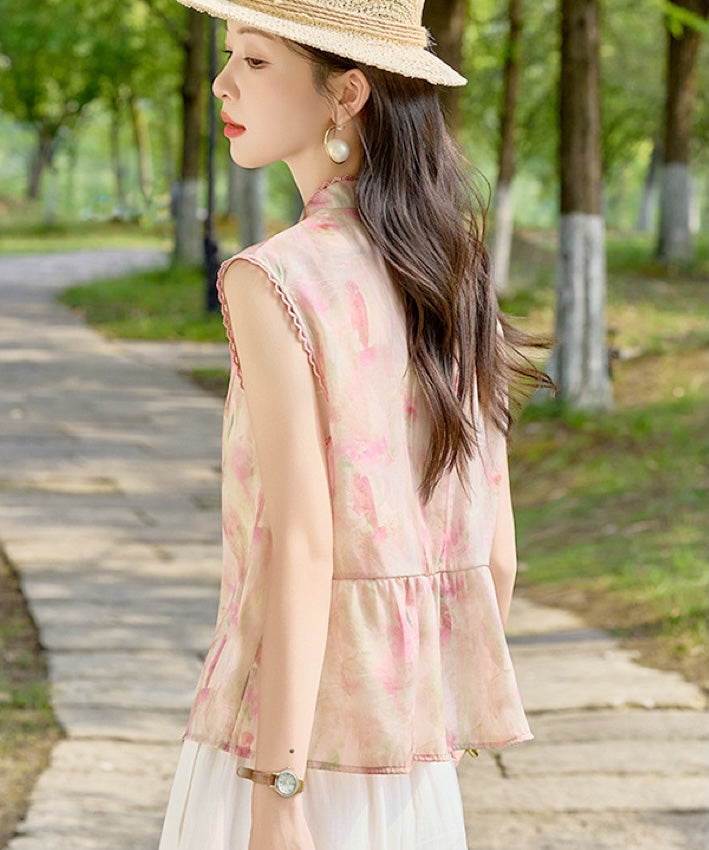 Ensemble Cheongsam Lunaria Petal Mist