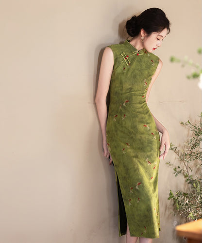 Verdant Koi Cheongsam