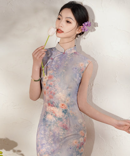 Lavender Cottage Cheongsam