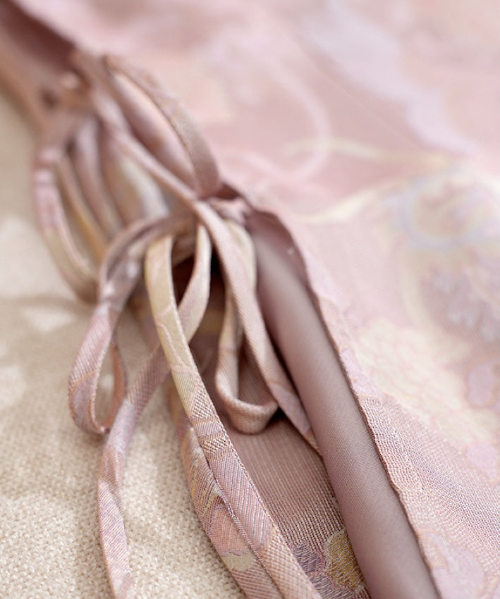 Shuya's Pink Cheongsam Silk Dress
