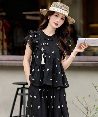 Maribel Cheongsam Top & Pants Set