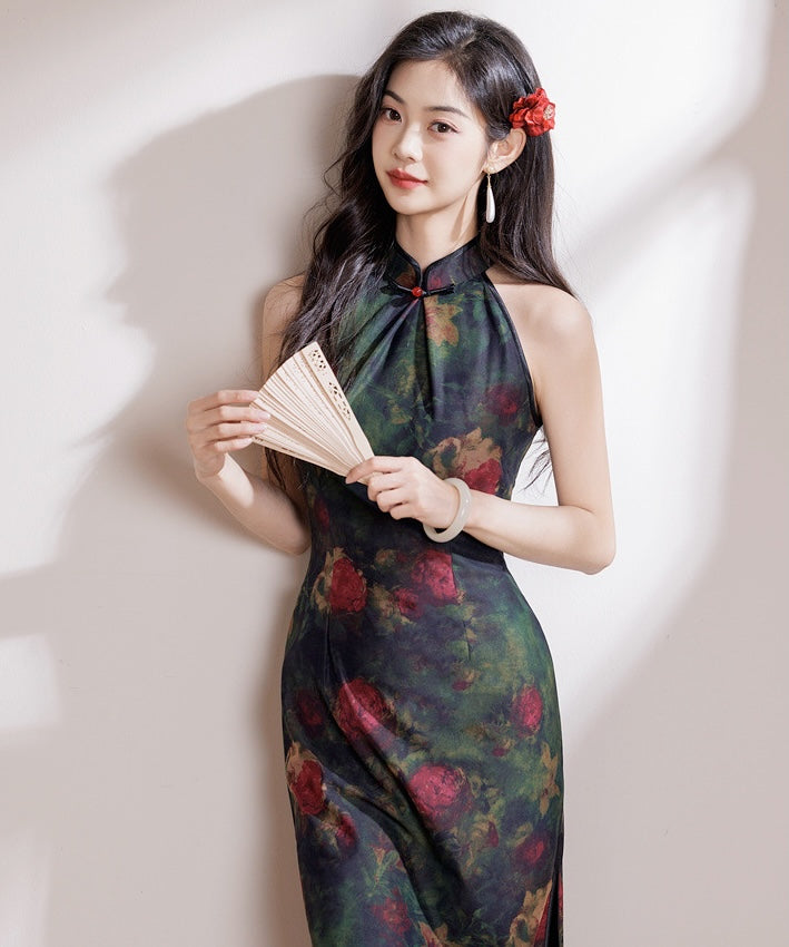 Verdant Rose Cheongsam