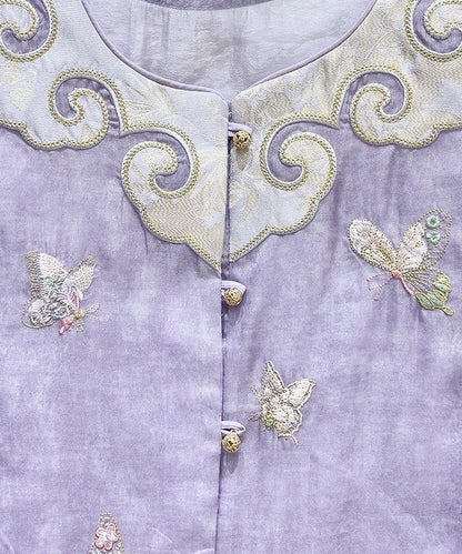 Lavender Fairy Cheongsam Blouse