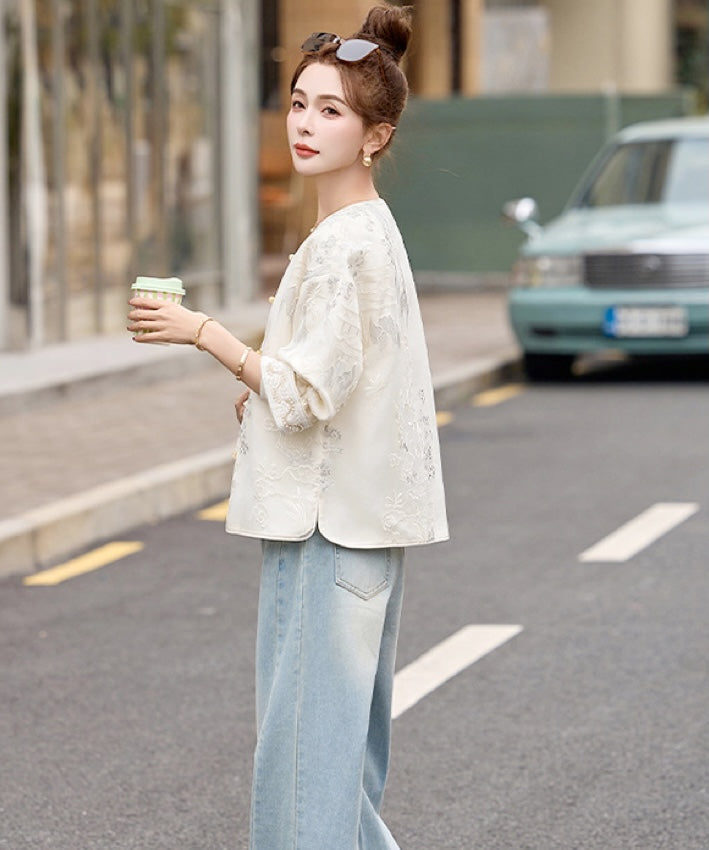 Serena Ivory Cheongsam Jacket