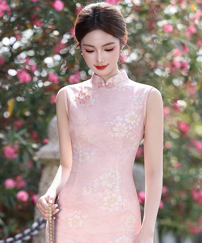 Midnight Peony Cheongsam