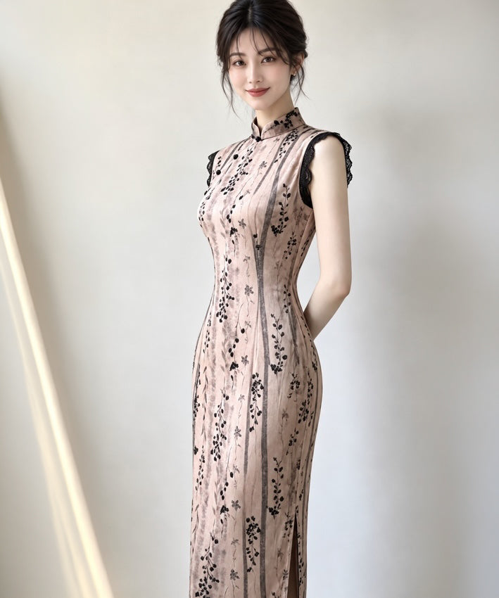 Rosewood Vine Cheongsam