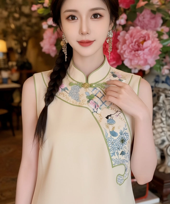 Jade Courtyard Petite Cheongsam