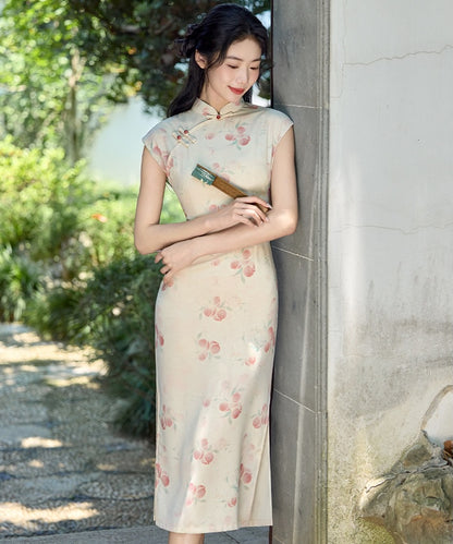 Peach Porcelain Cheongsam