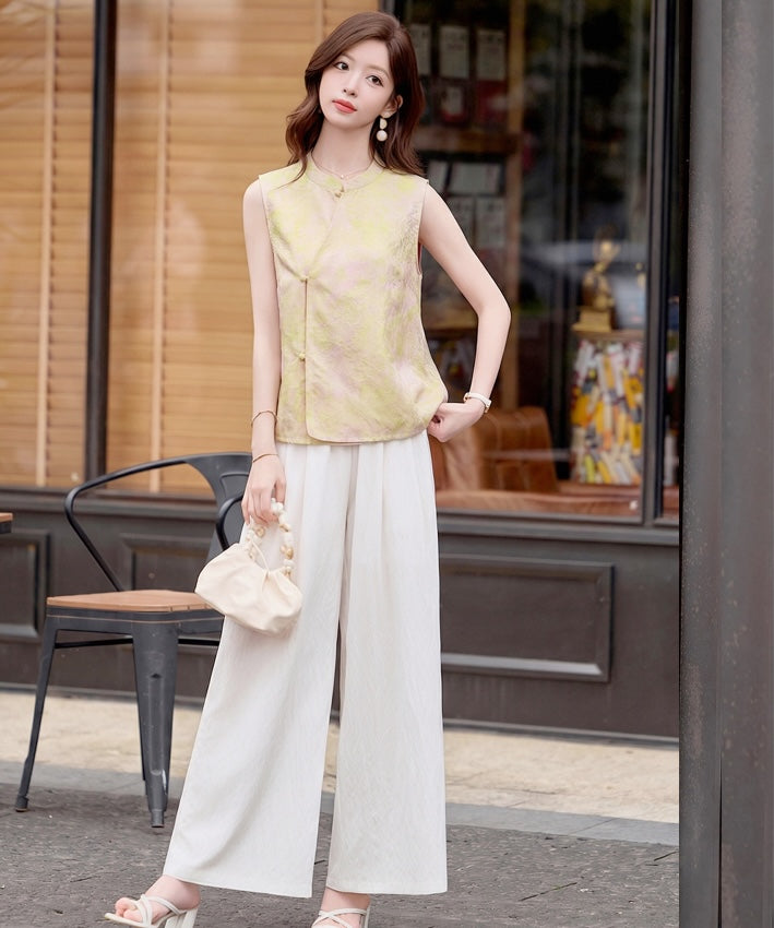 Pastel Mist Harmony Cheongsam Set