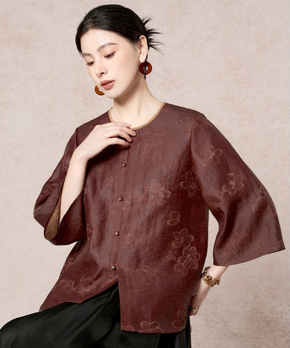 Mulberry Bloom Silk Top
