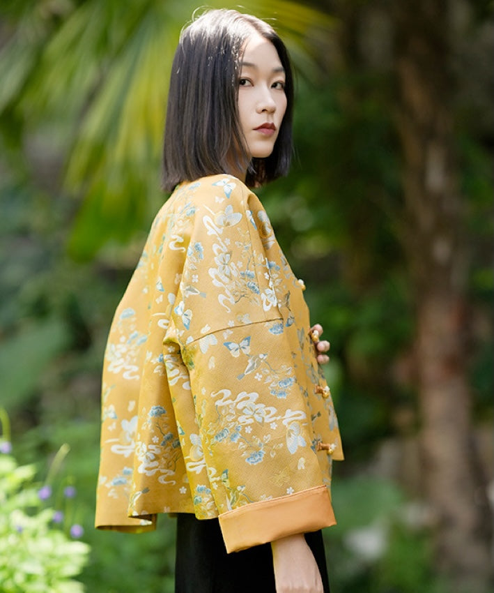 Royal Empress Yellow Oriental Jacket