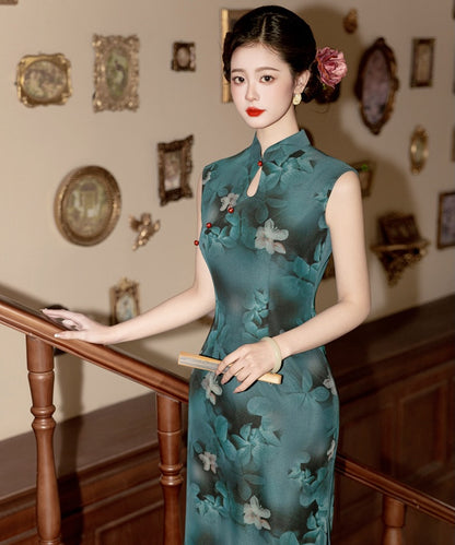 Emerald Peony Heirloom Cheongsam