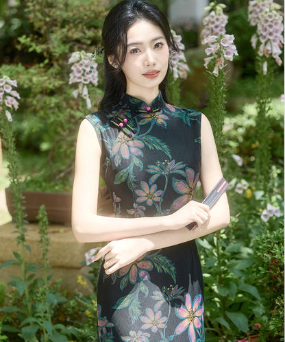 Noir Fleur Cheongsam