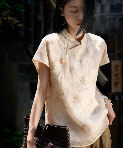 Meadow Song Silk Oriental Top