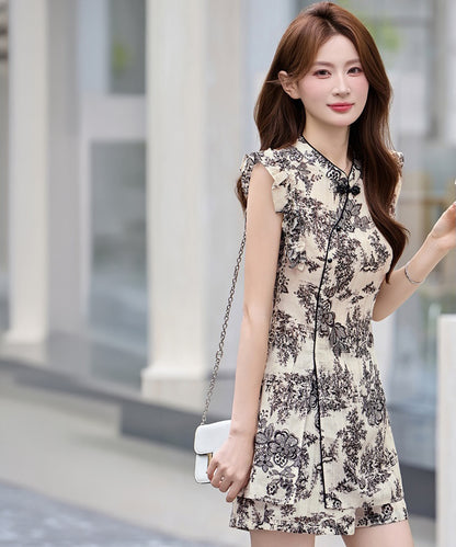 Vivienne Cheongsam Top and Shorts Set