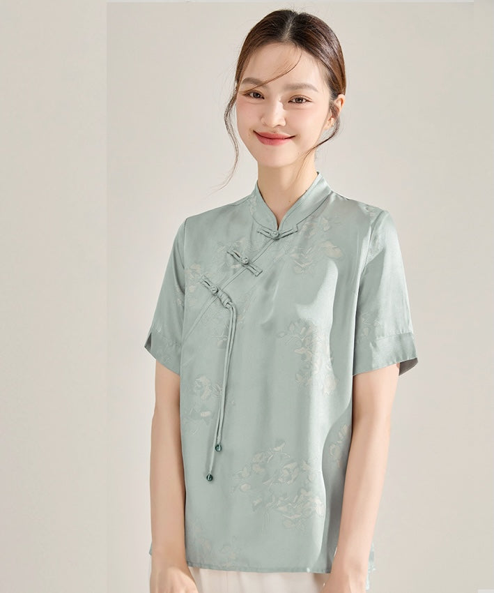 Light Jade Cheongsam Top