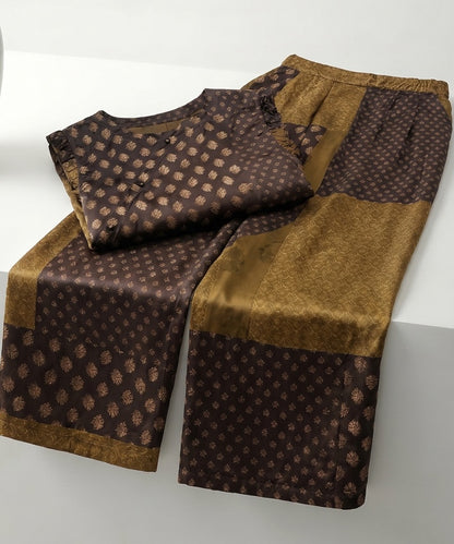 Mosaic Reverie Cheongsam Top & Pants Set