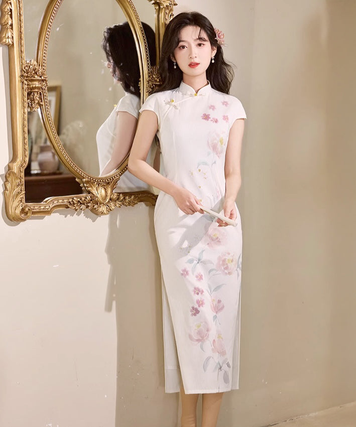 Ivory Blossom Cheongsam