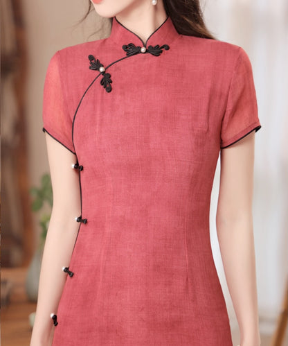 Sugar Plum Capsleeves Maxi Cheongsam