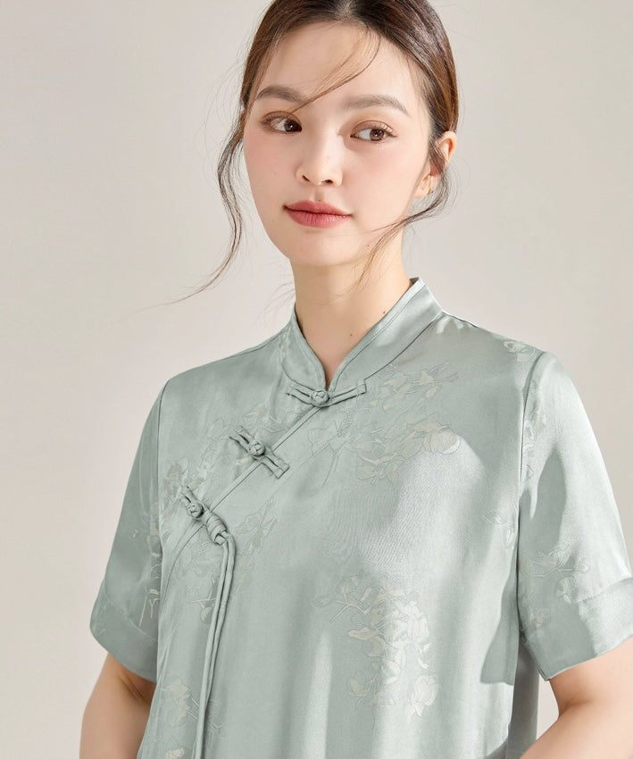 Light Jade Cheongsam Top