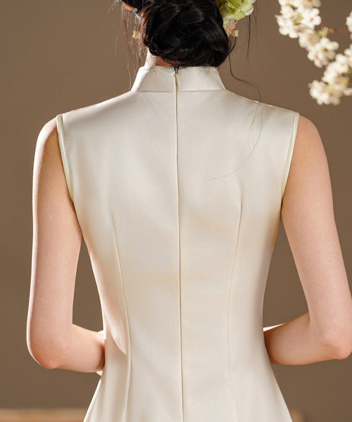 Golden Magnolia Cheongsam
