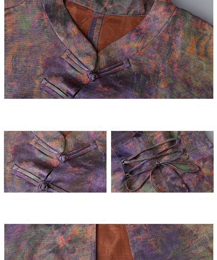 Rain Dew Short Cheongsam Dress