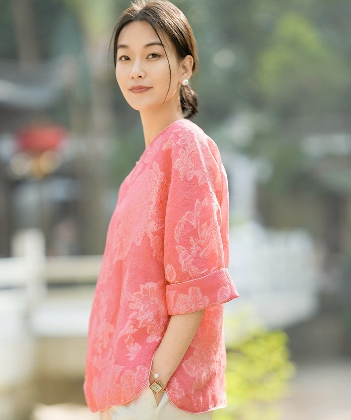 Coraline Blossom Silk Top