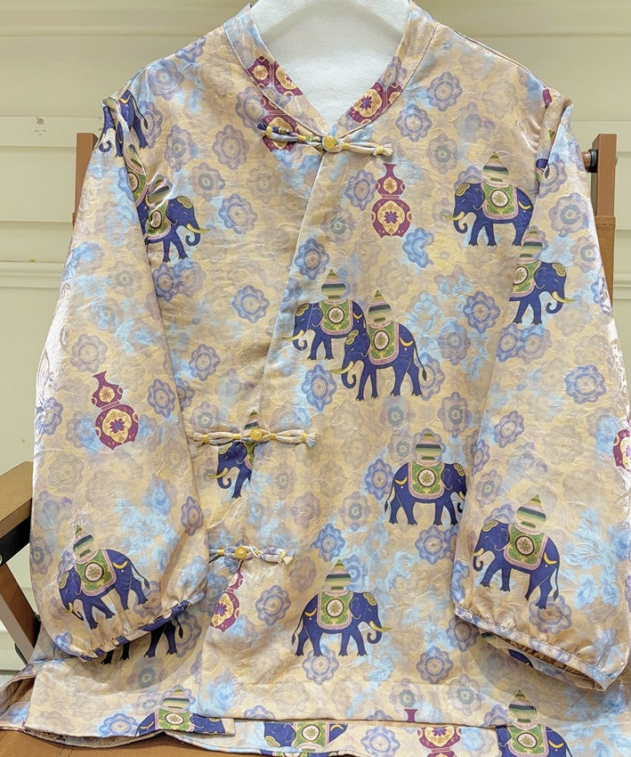 Celestial Caravan Cheongsam Blouse