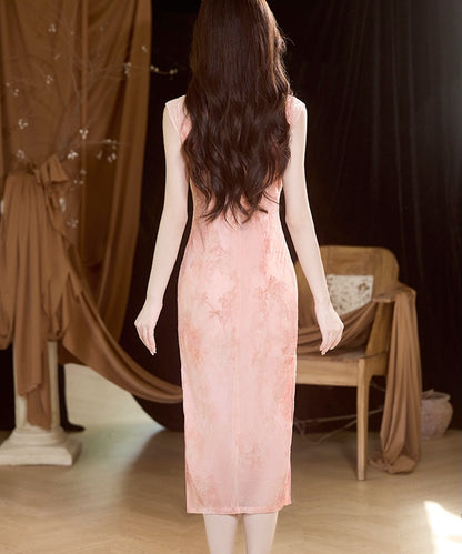 Ruffle Fairy Pink Cheongsam