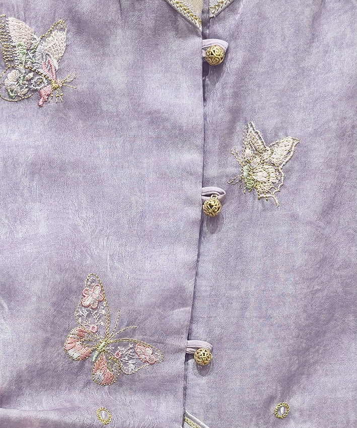 Lavender Fairy Cheongsam Blouse