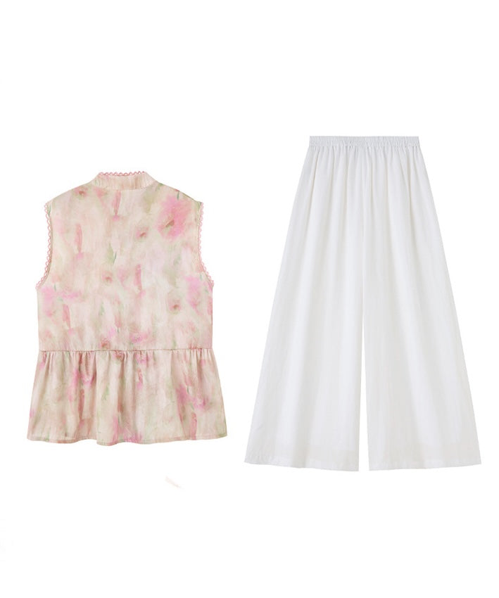Ensemble Cheongsam Lunaria Petal Mist